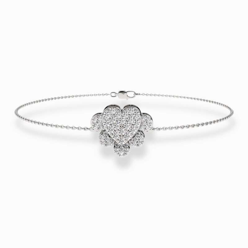 Silver Heart Bracelet