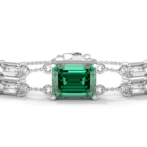 Amila's Emerald Loose Designer Bracelet